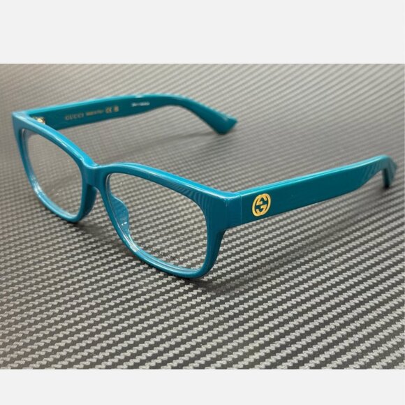 GUCCI Women's Teal GG Emblem Eyeglasses